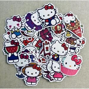 Random Hello Kitty Stickers (10 pc No Repeat Stickers!)